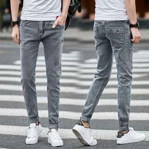 Denim Skinny Jeans Distressed Men Spring Autumn Clothing Good Quality - Image 7