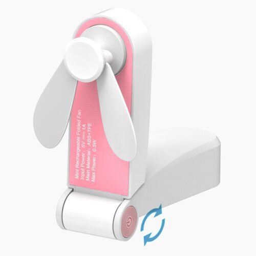 Usb Pocket Fold Fans Electric Portable Hold Small Fans Originality Small Household Electrical Appliances Desktop Electric Fan - Image 8