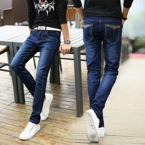 Denim Skinny Jeans Distressed Men Spring Autumn Clothing Good Quality - Image 10