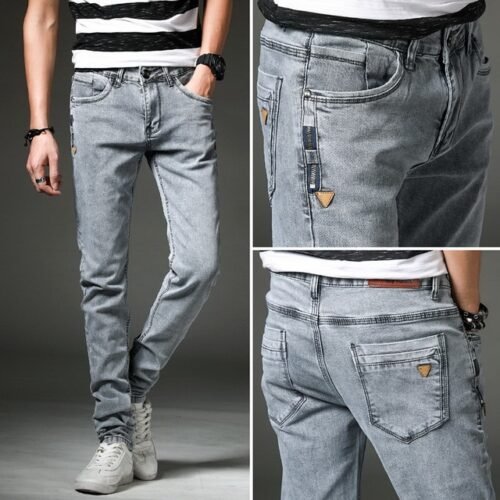Denim Skinny Jeans Distressed Men Spring Autumn Clothing Good Quality - Image 14