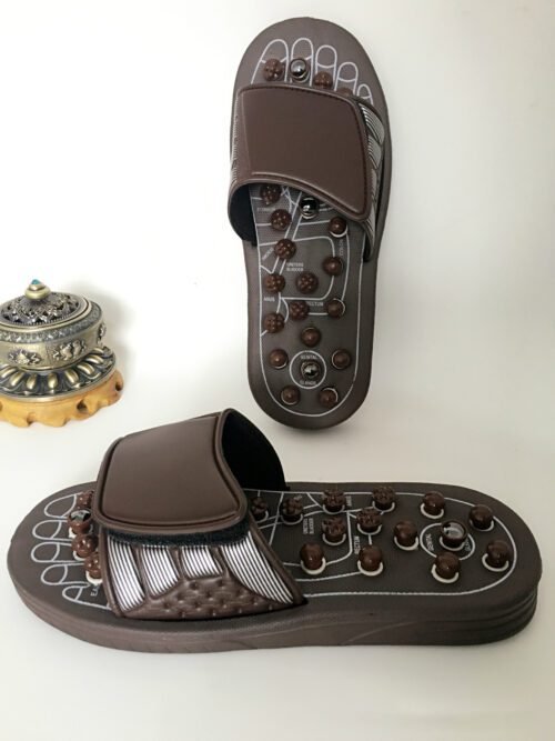 Massage Slippers, Elastic Foot Therapy, Health Spring, Rotating Massage Shoes, Magnetic Therapy, Foot Acupoint Health Massage - Image 2
