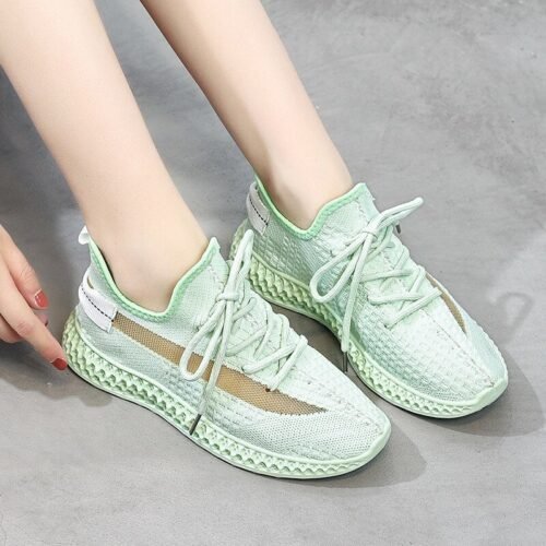Summer New Tide Shoes Female Explosion Knitted Knitted Shoes Shoes Women's Shoes - Image 3