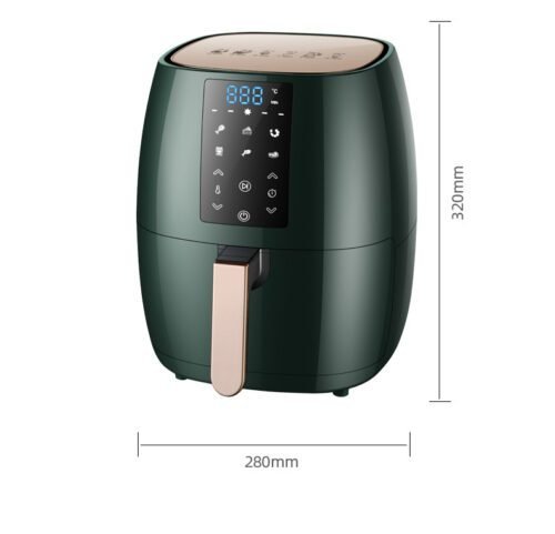 Household Appliances Smart Touch Automatic Power Off Touch Large Capacity Air Fryer Visual Air Fryer 5.5L - Image 5
