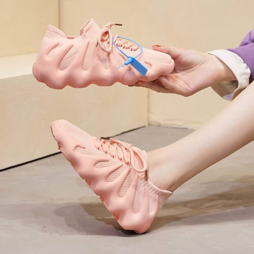 Flying Woven Shoes New Men And Women With Fish Octopus Coconut Shoes Couples Sports Shoes Volcano Socks Shoes - Image 2