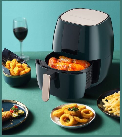 Household Appliances Smart Touch Automatic Power Off Touch Large Capacity Air Fryer Visual Air Fryer 5.5L - Image 2