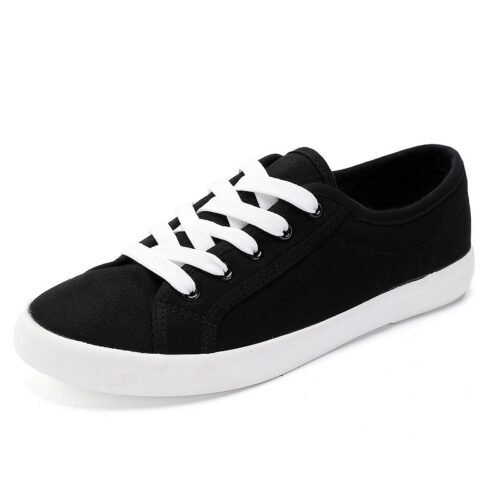 Low Top Small White Shoes for Women's Shoes, Korean Version Canvas Shoes, Simple, Breathable, Comfortable Couple Shoes - Image 8