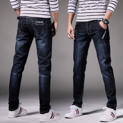 Denim Skinny Jeans Distressed Men Spring Autumn Clothing Good Quality - Image 17