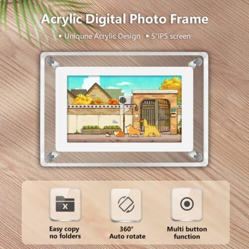 5 inch HD 1080p Digital Photo Frame Advertising Machine Video Picture Player Picture Display Publicity Player - Image 5