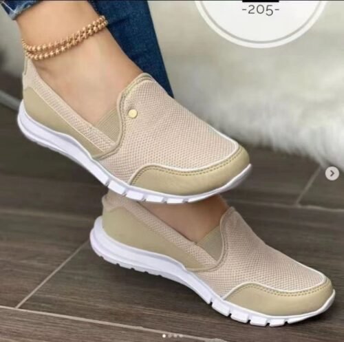 Summer new Europe and the United States net cloth feet fashion women's single shoes in stock - Image 4