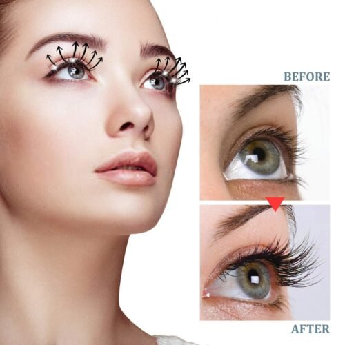 EELHOE Mascara Black Curling Eyelash Eyebrow Natural Beauty Mascara Moisturizing Traceless Long Lascara - Image 2