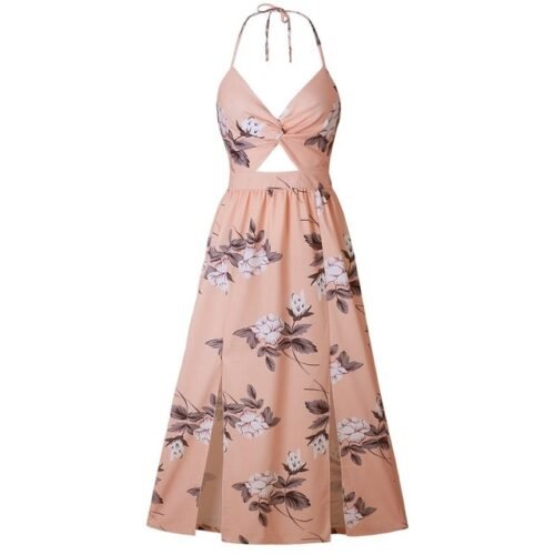 Summer  Casual Sleeveless Maxi Dress Vintage Loose Women Clothes Beach Sexy Dress Fashion Elegant High Waist Long Dresses - Image 4