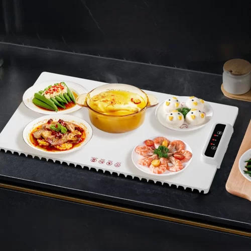 240W Fast Heating Food Electric Warming Tray Foldable Food Warm Plate Adjustable Temperature 60℃-100℃ Keep Food Hot Constant Mat - Image 2