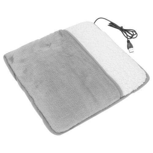 Winter Electric Foot Heating Pad USB Charging Soft Plush Washable Foot Warmer Heater Improve Sleeping Household Foot Warming Mat - Image 7