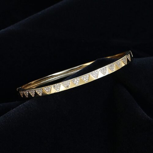 Heart Bracelet with Zirconium Hand Jewelry - Image 2