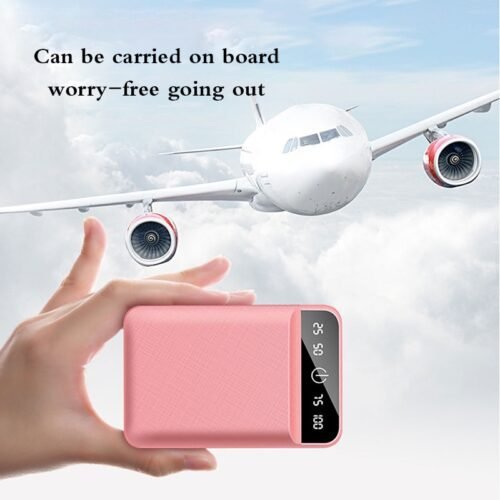 20000mAh Mini Charger Portable Two-way Fast Charging Power Bank Digital Display External Battery for iPhone Xiaomi Samsung - Image 6