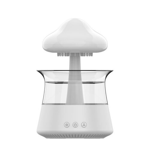 New Designed Cool Mist Essential Oil 7 Colors LED Night Light Wood Grain Cloud Rain Water Air Humidifier - Image 13