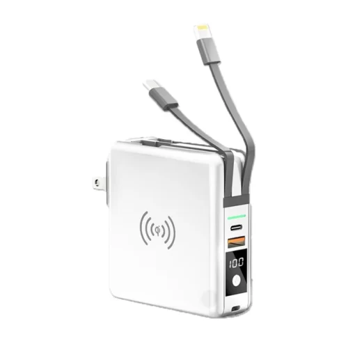 Power Bank 10000mAh With AC Plug 15W Fast Wireless Charging Powerbank USB Type C Mobile Phone Wall Charger for iPhone 14 Xiaomi - Image 7