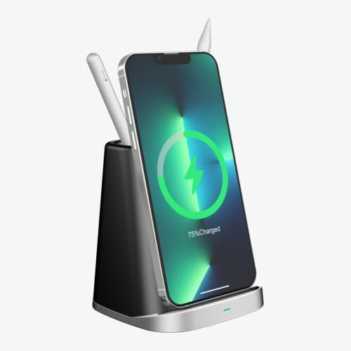 Pen Holder Wireless Charger For Apple iPhone13/12Pro Mobile Phone Samsung S21/NOTE20 Wireless Charger - Image 2