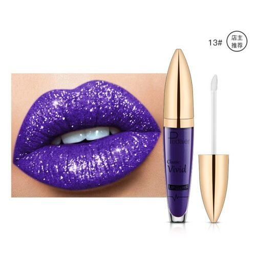 Pudaier matte pearl gloss lip gloss does not stick to cup lip glaze, develops color, liquid lipstick, and lip gloss - Image 10