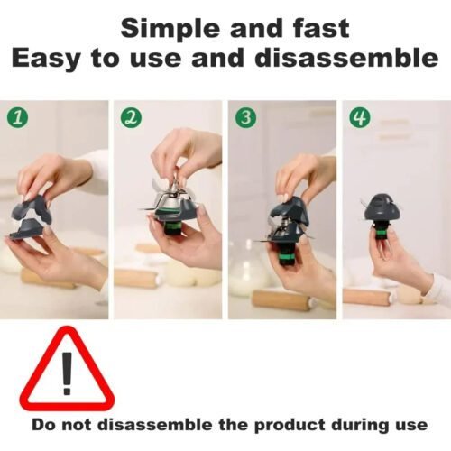 For Thermomix TM5 TM6 Protective Cover Mixer Blade Dough Kneading Head Seam Protectionsfrom Dough Dirt Blenders Accessories - Image 4