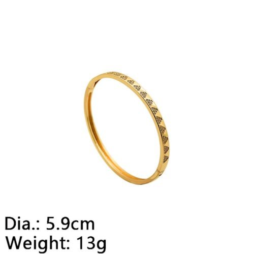Heart Bracelet with Zirconium Hand Jewelry - Image 3