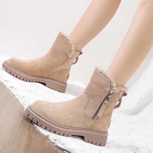 Women's snow boots winter cashmere women's shoes Warm boots cotton shoes women's boots - Image 4