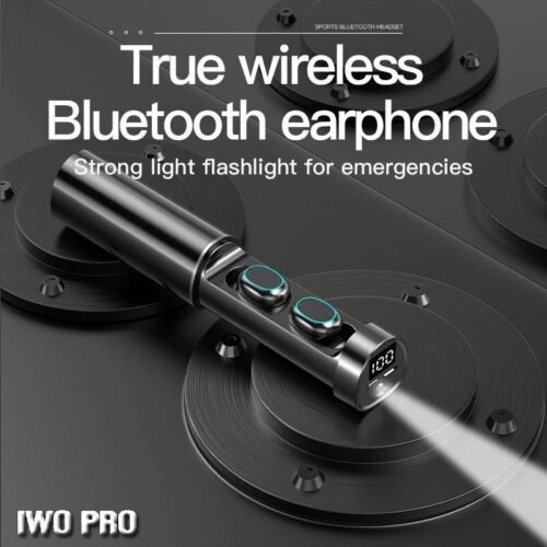 N21 wireless Bluetooth headset pull tube touch LED display binaural in ear mini sports universal - Image 5