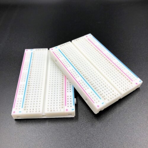 High Quality Breadboard 400-Hole Breadboard Electronic Test Board Solderless Breadboard Splicable Solderless Breadboard Test Circuit Board Experiment Board With Jumpers - Image 5