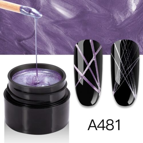 ROSALIND Gel Spider Line For Nails Art Gel Polish UV Colors Painting Gel Nail Polish Spider Gel Lacquer Web Stickers Gel Polish - Image 29
