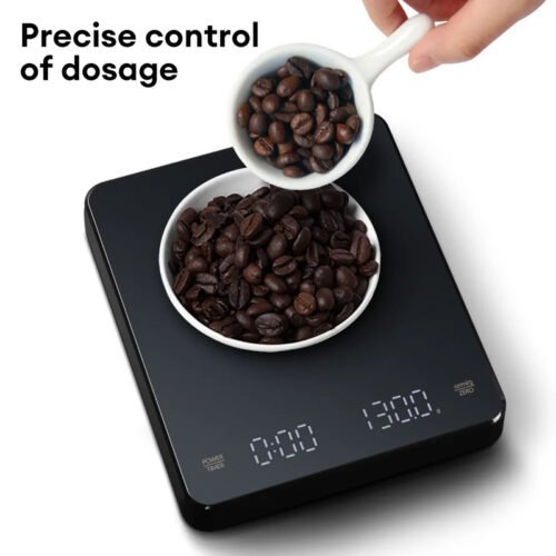 Digital Coffee Scale with Timer LED Screen Espresso USB 3kg Max.Weighing 0.1g High Precision Measures in Oz/ml/g Kitchen Scale - Image 5
