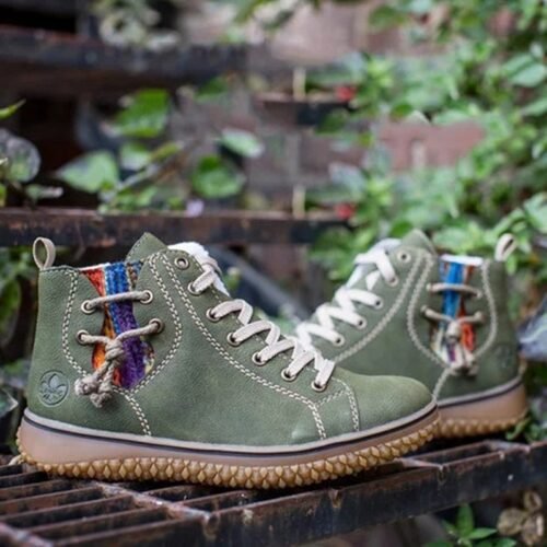 New women's Uggs flat Doc Martens with zipper and cotton ankle boots women's cotton shoes - Image 8