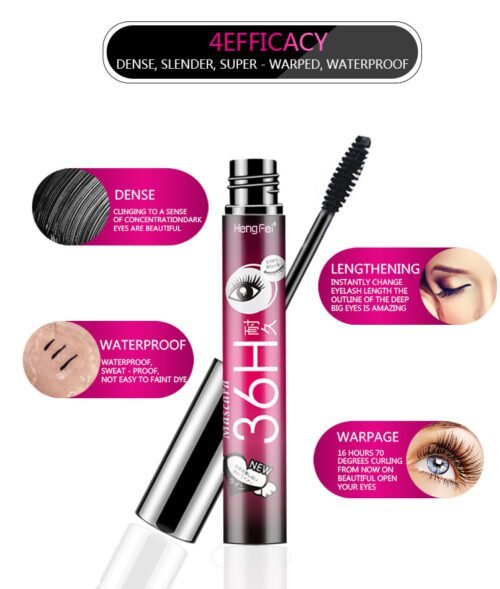 Hengfei Beauty Mascara 4D Curling Waterproof Mascara Makeup - Image 3