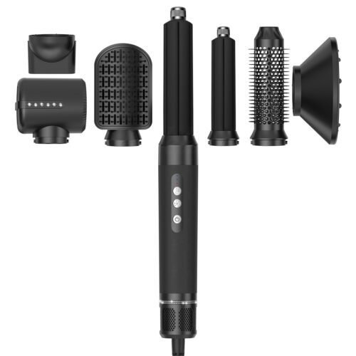 7 in 1 Professional Hair Straightener  Hair Curler Electric Comb Hair Dryer Brush Hot Hair Volume Curlers Hair Style Set - Image 11
