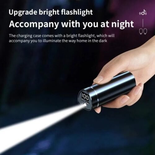 N21 wireless Bluetooth headset pull tube touch LED display binaural in ear mini sports universal - Image 6