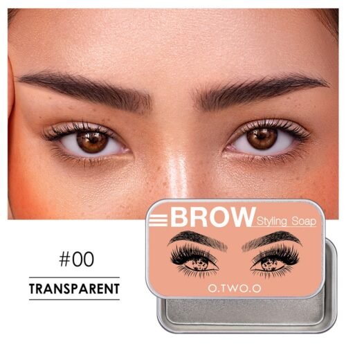 O.TWO.O Eyebrow Soap Wax With Trimmer Fluffy Feathery Eyebrows Pomade Gel For Eyebrow Styling Makeup Soap Brow Sculpt Lift - Image 2