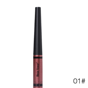 Music Flower Brand 6 Color Shimmer Liquid Eyeliner Pen Brightening Eyes Makeup Eye Liner Pencil Waterproof Quick Drying Eyelid