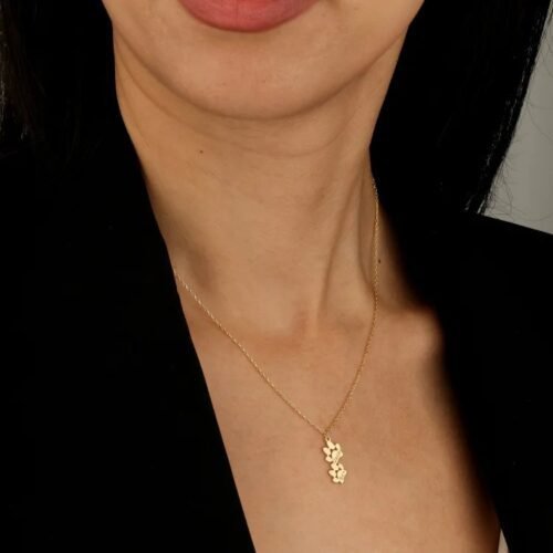 Best Selling Simple Pet Footprint Necklace Name Personalization - Image 5
