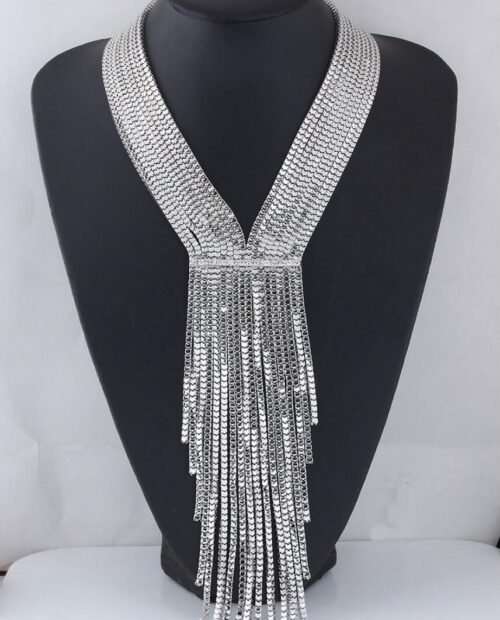 Necklace Luxury Women's Exaggerated Necklace Women's Necklace Trend Women's Tassel Chain Necklace Accessories