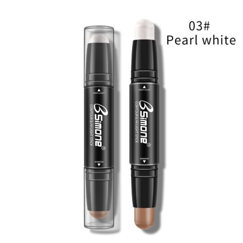 Double-Ended Highlighting Stick Concealer Nose-Shadow Highlighter To Fix Spots Side Shadow Highlighter Stick - Image 4