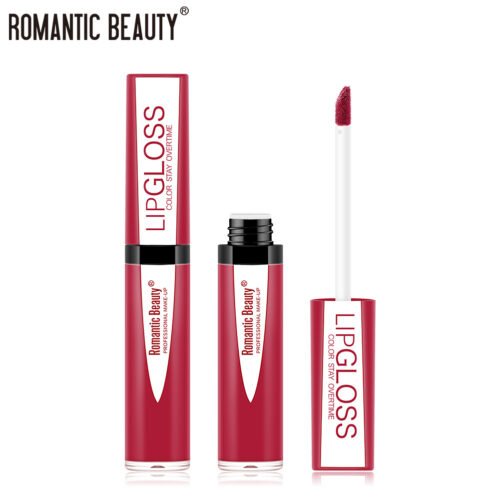 Romantic Beauty Waterproof Non-Stick Lip Glaze Portable Matte Texture Lip Gloss - Image 4