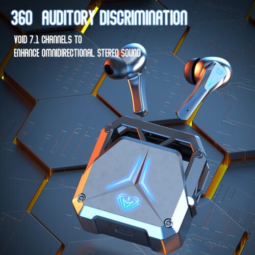 The new mecha wind e sports bluetooth headset wireless 5.3 game low latency and long battery life - Image 2